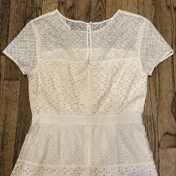 Banana Republic white eyelet dress size 8 - Picture 6 of 8